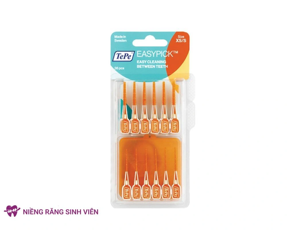 bàn chải kẽ cho người niềng răng