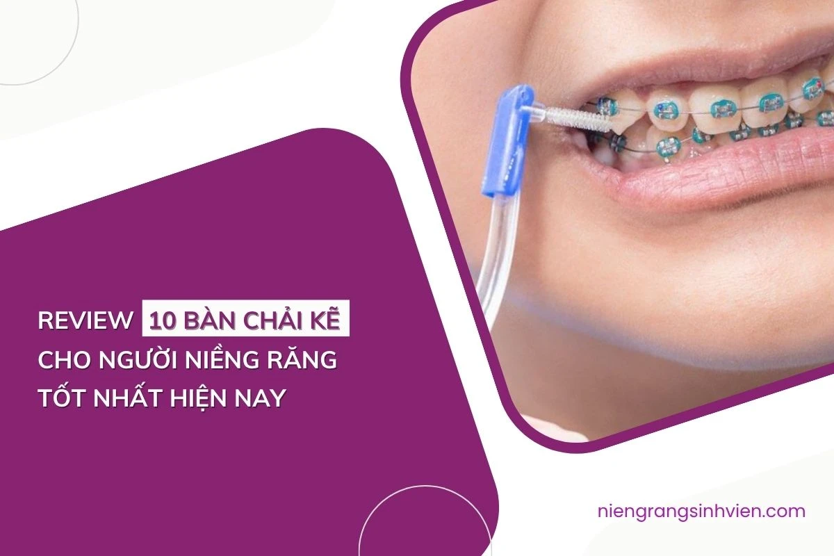 bàn chải kẽ cho người niềng răng